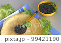 Pancakes with black caviar, cooked for Maslenitsa 99421190