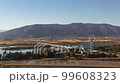 Aerial video 4K view of Tado area from Kiso Sansen, Mie Prefecture 99608323