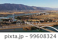 Aerial video 4K of Kiso Three Rivers, Mie Prefecture 99608324