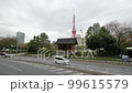 Tokyo Tower and surrounding traffic Tokyo Tower and surrounding traffic 99615579