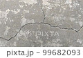 Cracked texture concrete floor cement wall broken at the outside effect with earthquake 99682093