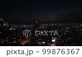 ビル建物、都市、風景、素材、ビジネス、東京　新宿　都庁からの眺望、超高層ビル群、夜景、 99876367