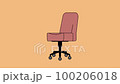 Looping animation of a spinning chair 100206018