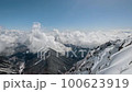 Yatsugatake winter time-lapse Sea of clouds seen from Mt. Akadake 100623919