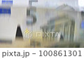 money counting machine. slow mo movement of 5 euro banknotes 100861301