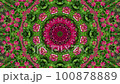 Abstract red moving floral background 100878889