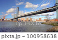 Clouds over Manhattan bridge and Manhattan 100958638
