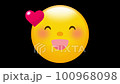 emoji 心形微笑插畫 100968098