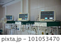 Medical Equipment in hospital. Cardiac and Vital Sign Monitoring. 101053470