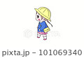 幼稚園に通う女の子　ループアニメーション 101069340