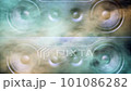 Front image audio speaker with undulating membrane. 101086282