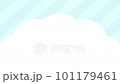 Diagonal stripes and cloud loop animation blue 101179461