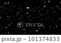 お茶の葉が風に舞い落ちる背景アニメーション（背景透過） 101374833