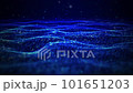 Abstract digital particle wave and light abstract background ,animation cyber or technology background. 101651203