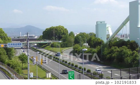 熊本インターチェンジの動画素材 [102191833] PIXTA