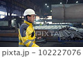Engineer In Helmets With Tablet Device 102227076