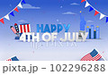 Happy 4th of July Greeting 102296288