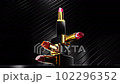 Stack of lipstick 102296352