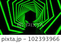 hexagonal type zoom spin BG neon background 102393966