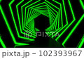 hexagonal type zoom BG neon background 102393967