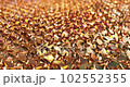 Rows of Christmas crystal stars movement, warming tone of happiness' family time. 102552355