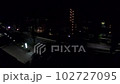Fixed-point timelapse of night city scenery 102727095