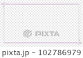 和風線飾框_粉色和白色 102786979