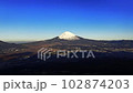 Mount Fuji world heritage drone 4K 102874203