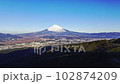 Mount Fuji world heritage drone 4K 102874209