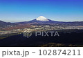Mount Fuji world heritage drone 4K 102874211