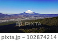 Mount Fuji world heritage drone 4K 102874214