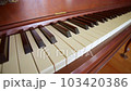 antique piano keyboard 103420386