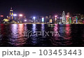 hong kong city night view 103453443