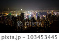 hong kong city night view 103453445
