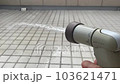 Water comes straight out of the hose 103621471