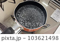 Boiling water viewed from above 103621498