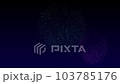 五顏六色的煙花在夜空中的運動動畫 103785176