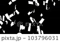 下落的新千元鈔票面具 103796031
