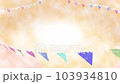 Garland swaying in the wind and glitter effect 103934810