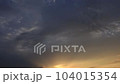 Winding clouds and sunset time-lapse video 90x speed 104015354