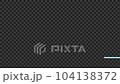 右から左に流れていく青白い光線 104138372