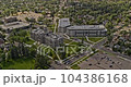 Cheyenne Wyoming Aerial v3 birds eye view pull out shot of the state capitol building, chambers of wyoming state legislature and governor office - Shot with Inspire 2, X7 camera - August 2020 104386168