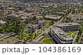 Cheyenne Wyoming Aerial v4 cinematic orbit shot capturing the state capitol building governor office and the vast expanse of cityscape - Shot with Inspire 2, X7 camera - August 2020 104386169