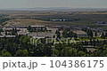 Cheyenne Wyoming Aerial v9 birdseye view of drone hovering around reveals the large landscape around state governor's mansion - Shot with Inspire 2, X7 camera - August 2020 104386175