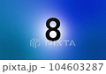 Countdown 10 seconds blue background 104603287