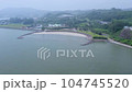 Drone shot of Shirahama Beach in Tara Town, Saga Prefecture 104745520