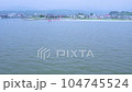 Drone shot of Shirahama Beach in Tara Town, Saga Prefecture 104745524