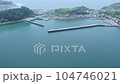 Drone shot of the landscape of the tranquil peninsula in Unzen City, Nagasaki Prefecture 104746021