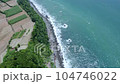 Drone shot of the landscape of the tranquil peninsula in Unzen City, Nagasaki Prefecture 104746022