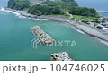 Drone shot of the landscape of the tranquil peninsula in Unzen City, Nagasaki Prefecture 104746025